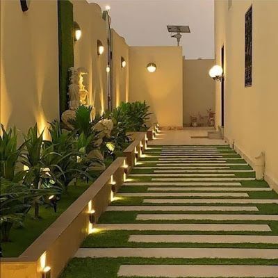 تصميم ممرات حدائق خارجية للحوش بالطائف تصميم ممرات حدائق